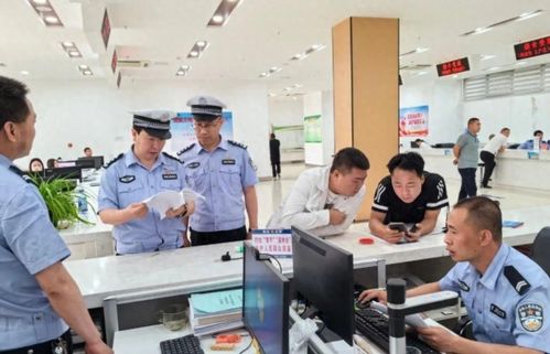 临县打击 黄牛 黑中介 整治工作交警在行动